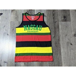 Pacific Surf Mens Tank Top Size Large Nassau Bahamas